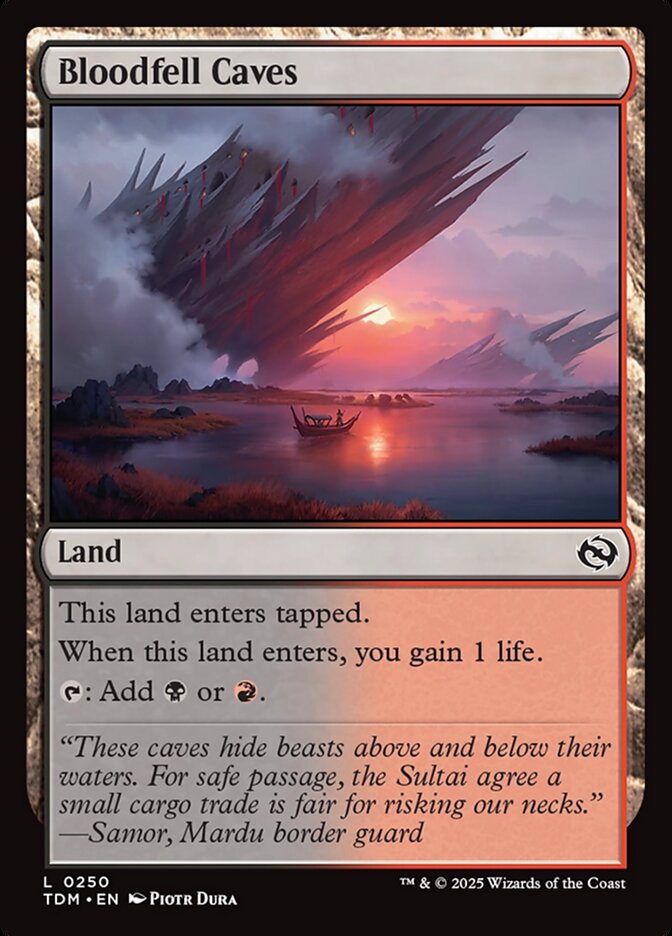 Bloodfell Caves (250) - Tarkir: Dragonstorm (TDM)