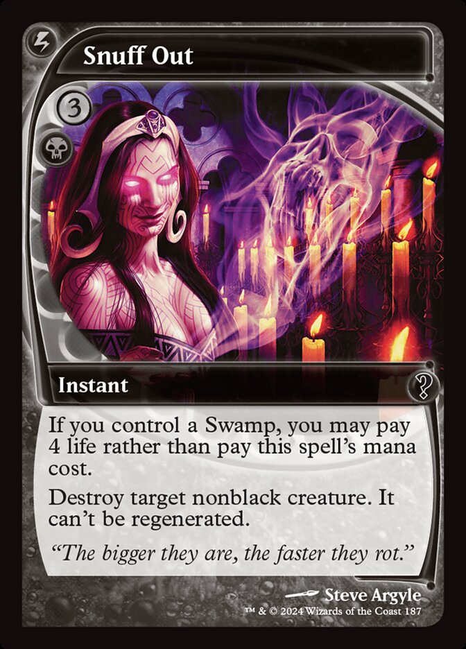 Snuff Out (187) - Mystery Booster 2 (MB2)