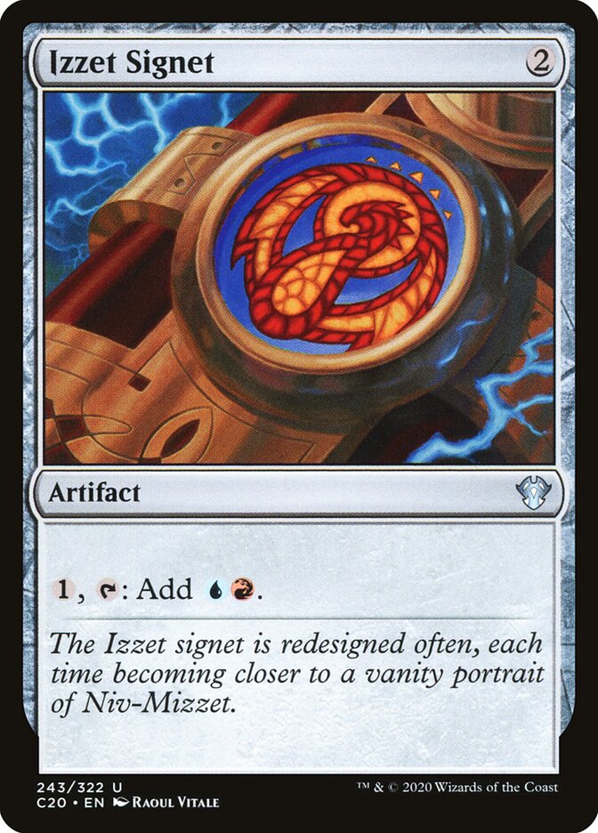 Izzet Signet (243) - Commander 2020 (C20)
