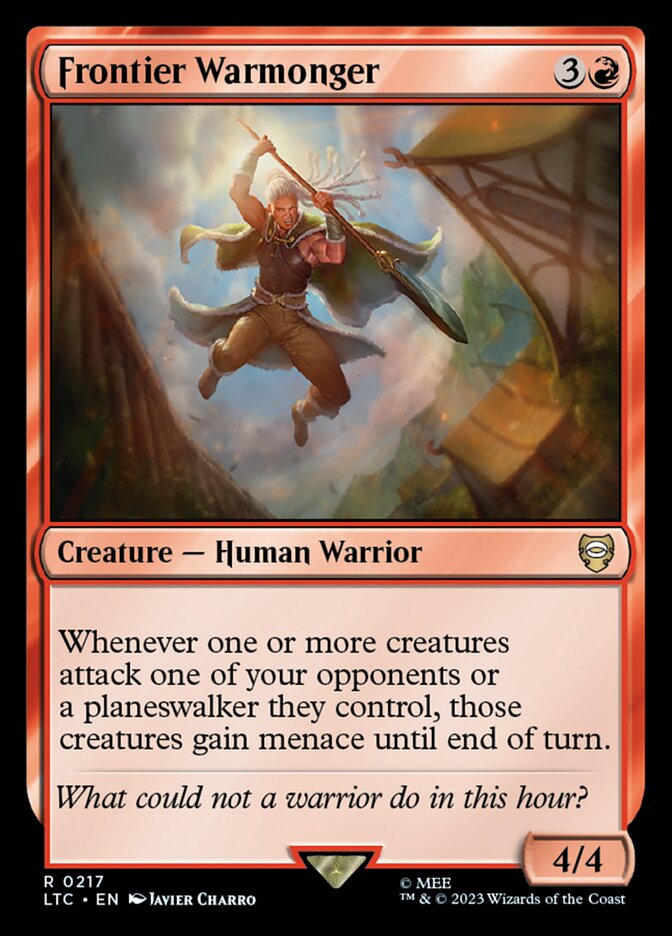 Frontier Warmonger (217) - Tales of Middle-earth Commander (LTC)