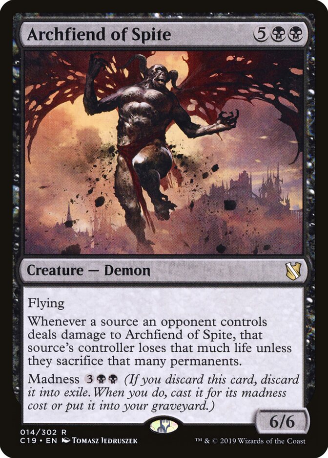 Archfiend of Spite (14) - Commander 2019 (C19)
