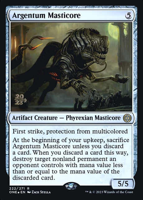 Argentum Masticore (222s) - Phyrexia: All Will Be One Promos (PONE)