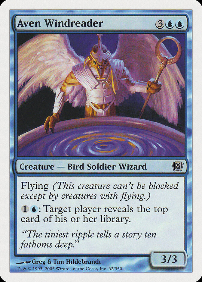 Aven Windreader (62) - Ninth Edition (9ED)