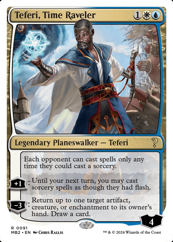 Teferi, Time Raveler (91) - Mystery Booster 2 (MB2)