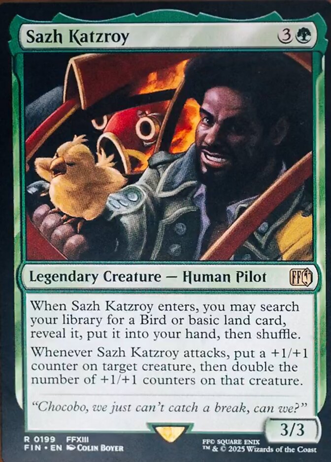 Sazh Katzroy (199) - [Foil] Final Fantasy (FIN)