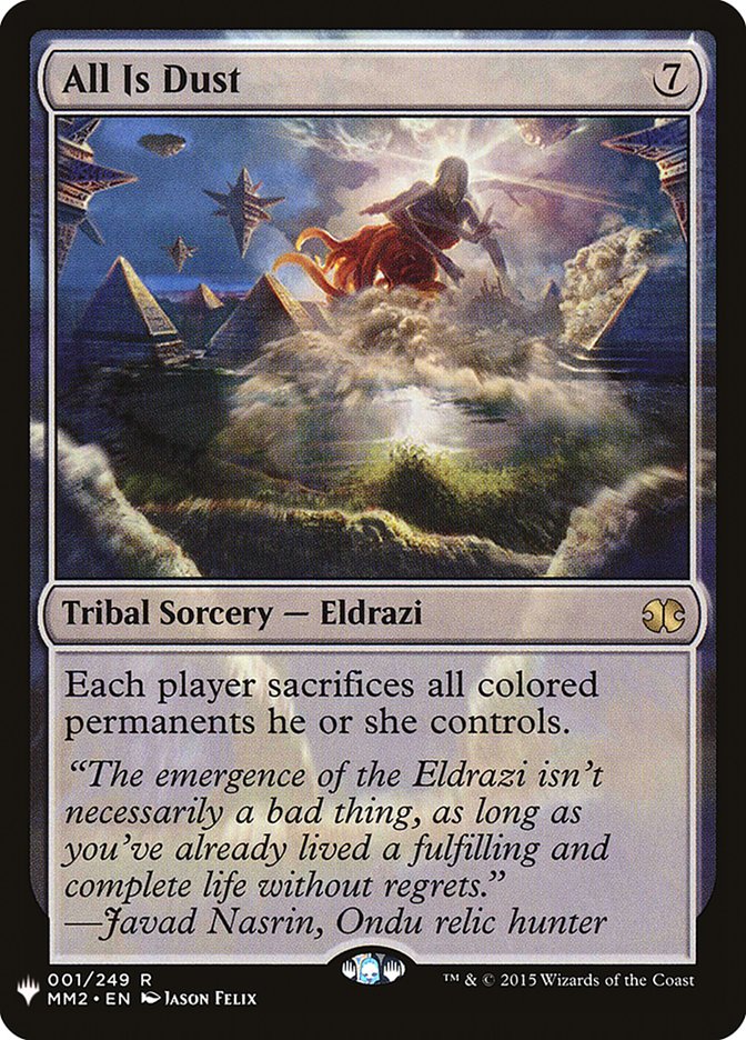 All Is Dust - The List (PLST)