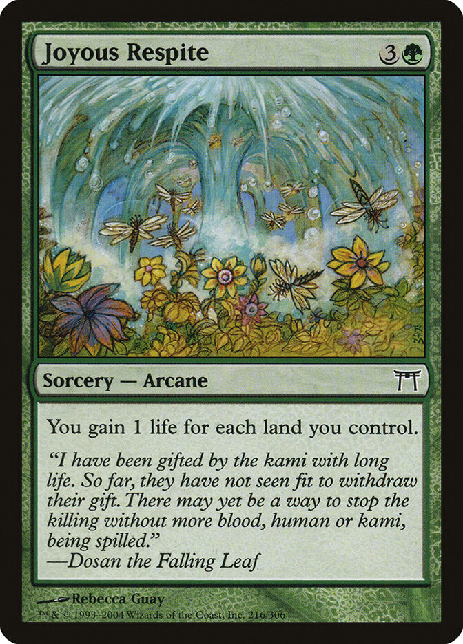 Joyous Respite (216) - Champions of Kamigawa (CHK)