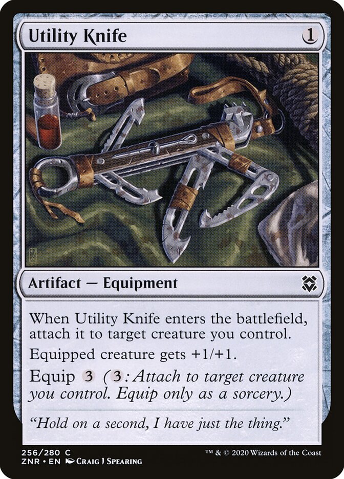 Utility Knife (256) - Zendikar Rising (ZNR)