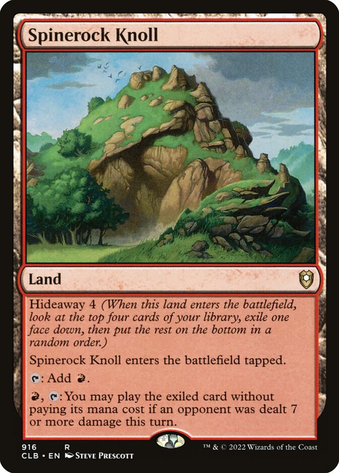 Spinerock Knoll (916) - Commander Legends: Battle for Baldur's Gate (CLB)