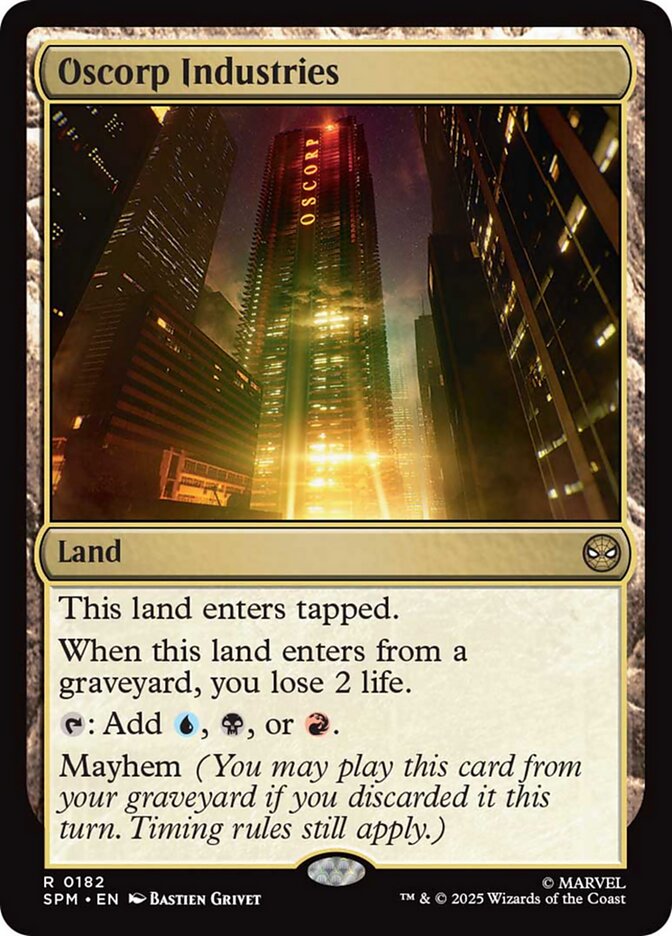 Oscorp Industries (182) - [Foil] Marvel's Spider-Man (SPM)