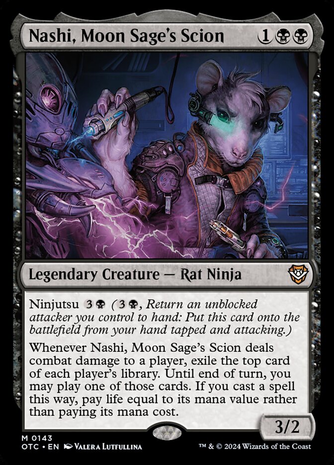Nashi, Moon Sage's Scion (143) - Outlaws of Thunder Junction Commander (OTC)