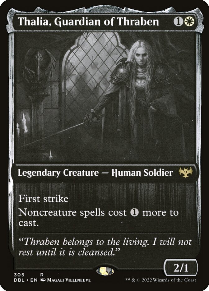 Thalia, Guardian of Thraben - [Foil] Innistrad: Double Feature (DBL)