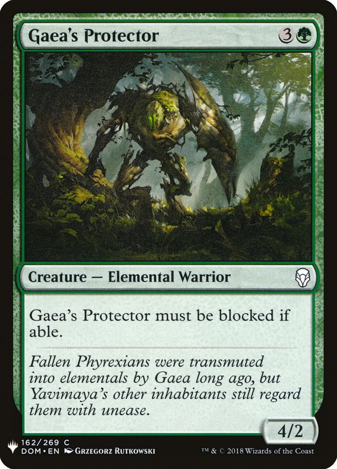 Gaea's Protector - The List (PLST)