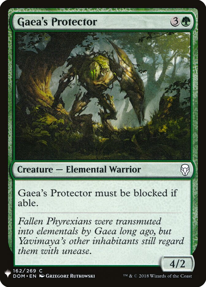 Gaea's Protector (DOM-162) - The List (PLST)