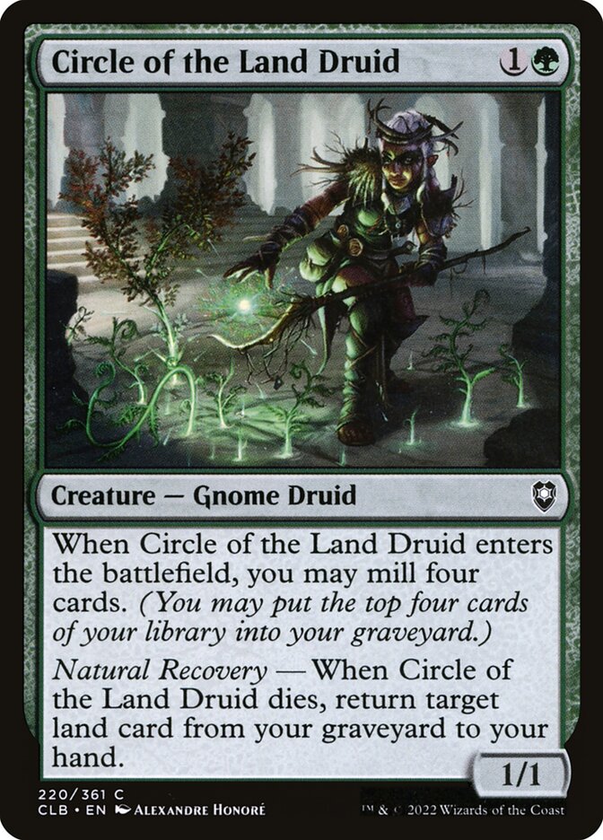 Circle of the Land Druid (220) - Commander Legends: Battle for Baldur's Gate (CLB)