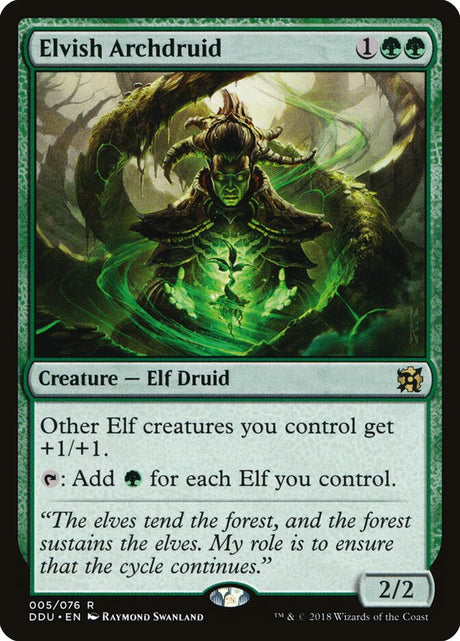 Elvish Archdruid (5) - Duel Decks: Elves vs. Inventors (DDU)
