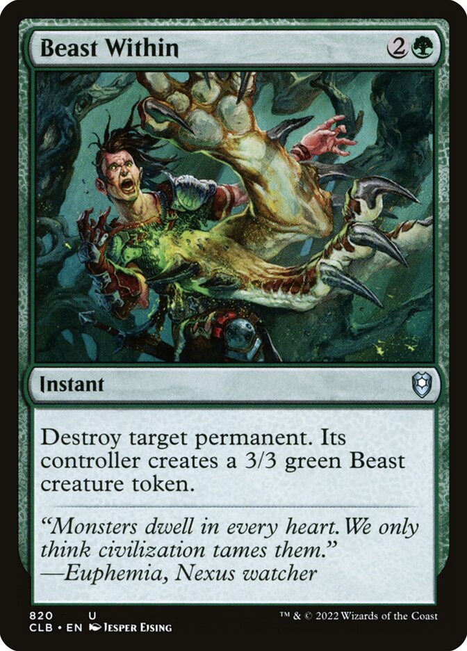 Beast Within (820) - Commander Legends: Battle for Baldur's Gate (CLB)