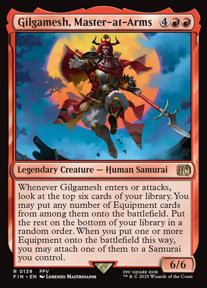 Gilgamesh, Master-at-Arms (139) - [Foil] Final Fantasy (FIN)