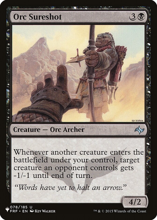 Orc Sureshot (FRF-78) - The List (PLST)