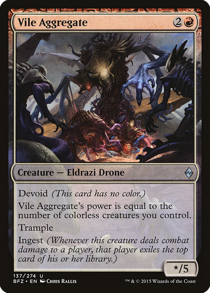 Vile Aggregate (137) - Battle for Zendikar (BFZ)