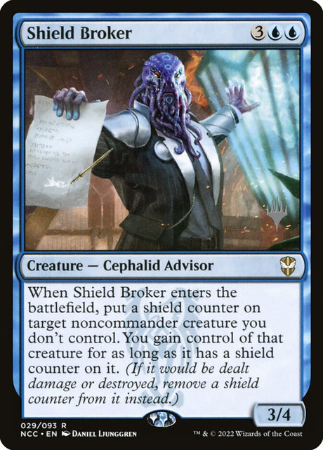 Shield Broker (29p) - New Capenna Commander Promos (PNCC)