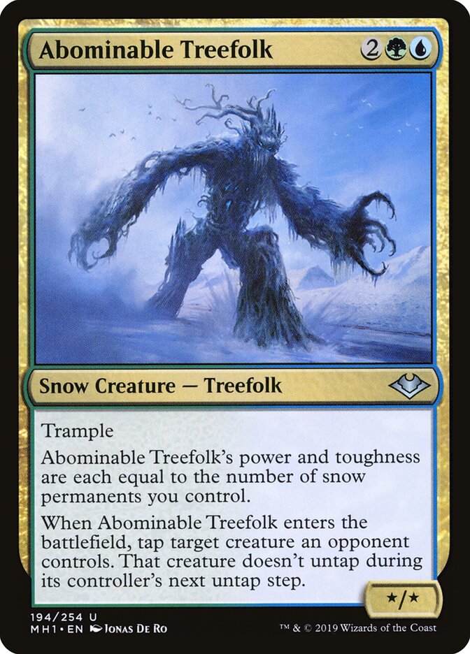 Abominable Treefolk (194) - Modern Horizons (MH1)