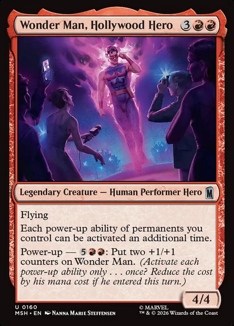 Wonder Man, Hollywood Hero (160) - Marvel Super Heroes (MSH)