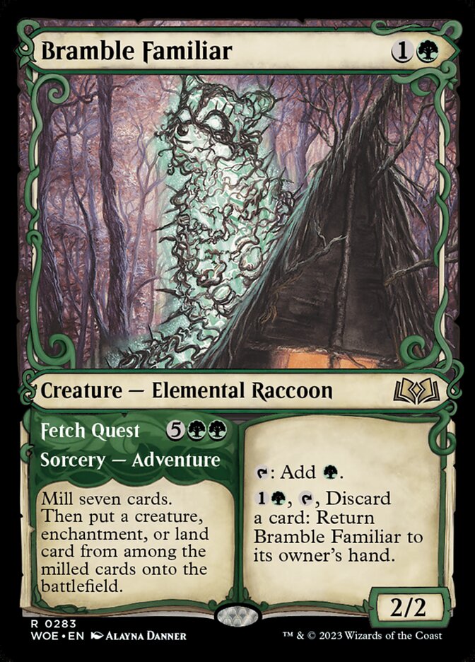 Bramble Familiar // Fetch Quest (283) - Wilds of Eldraine (WOE)