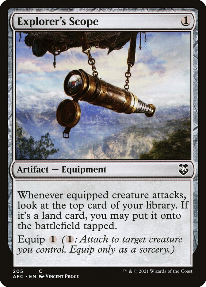 Explorer's Scope (205) - Forgotten Realms Commander (AFC)