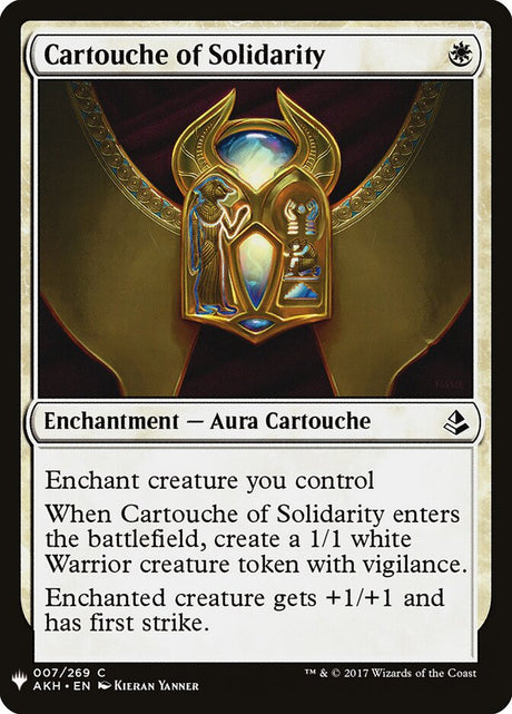 Cartouche of Solidarity (AKH-7) - The List (PLST)