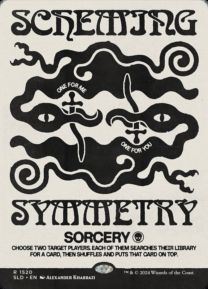Scheming Symmetry (1520) - [Borderless] Secret Lair Drop (SLD)