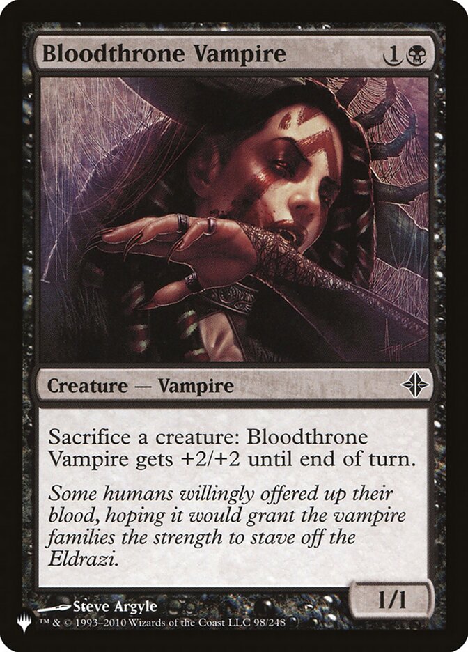 Bloodthrone Vampire (ROE-98) - The List (PLST)