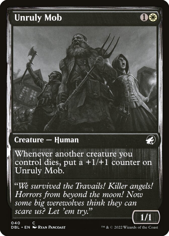Unruly Mob (40) - Innistrad: Double Feature (DBL)