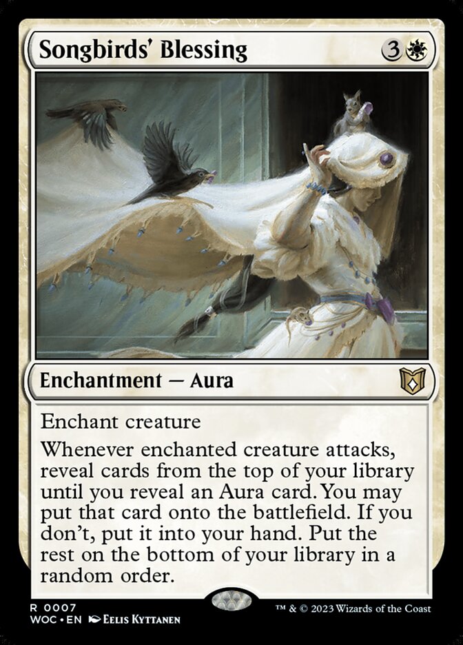 Songbirds' Blessing (7) - Wilds of Eldraine Commander (WOC)