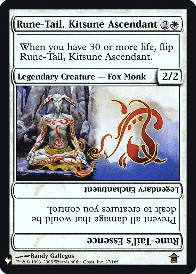 Rune-Tail, Kitsune Ascendant // Rune-Tail's Essence (SOK-27) - The List (PLST)
