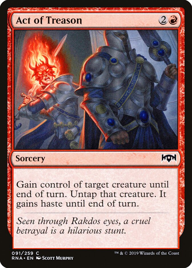Act of Treason (91) - Ravnica Allegiance (RNA)
