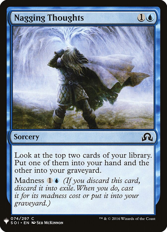 Nagging Thoughts (SOI-74) - The List (PLST)