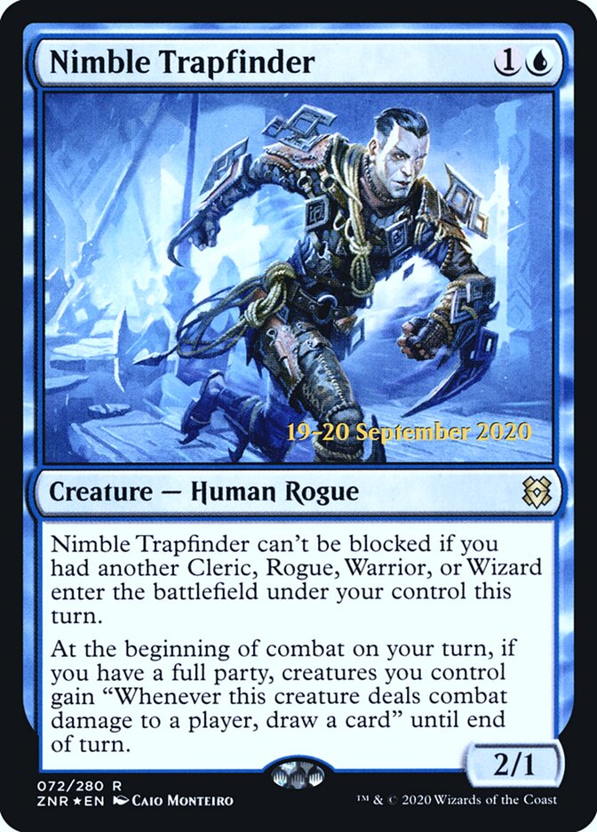 Nimble Trapfinder (72s) - Zendikar Rising Promos (PZNR)