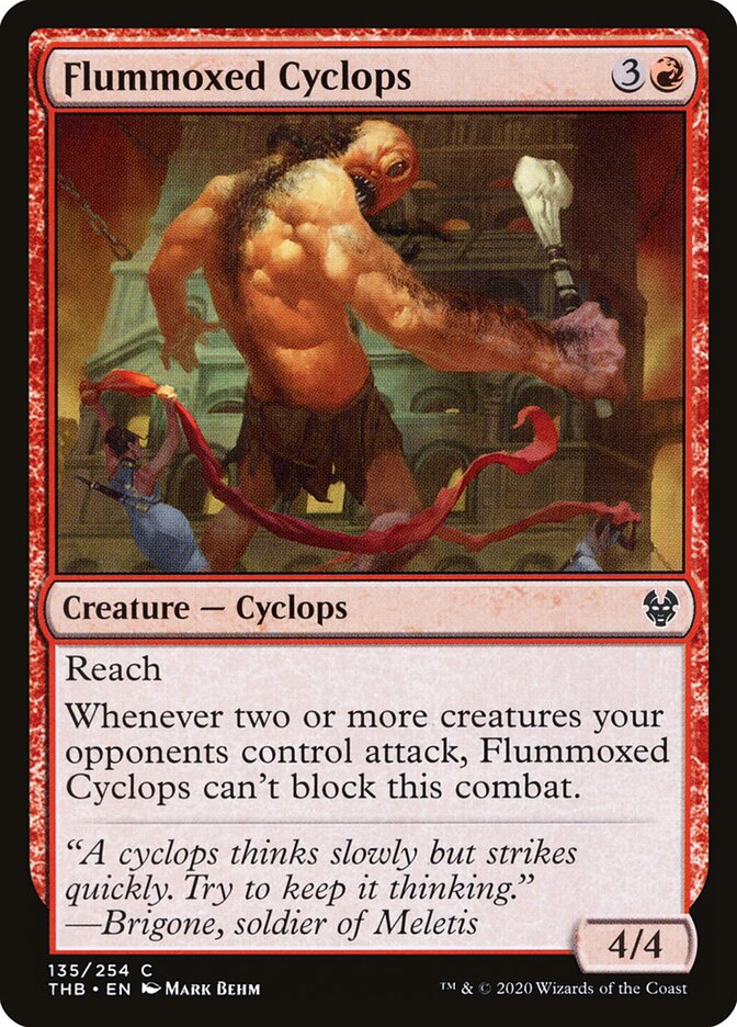 Flummoxed Cyclops (135) - Theros Beyond Death (THB)