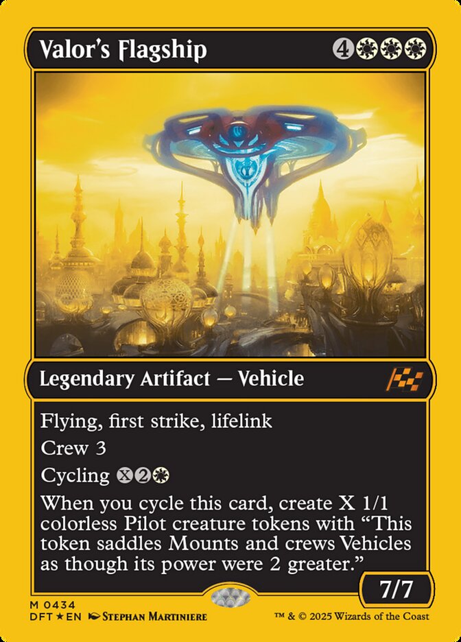 Valor's Flagship - [First Place Foil] Aetherdrift (DFT)