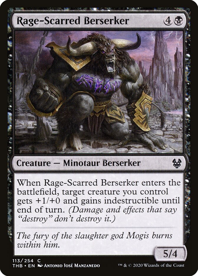 Rage-Scarred Berserker (113) - Theros Beyond Death (THB)