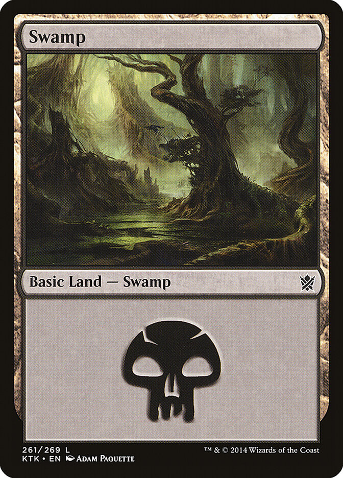 Swamp (261) - Khans of Tarkir (KTK)