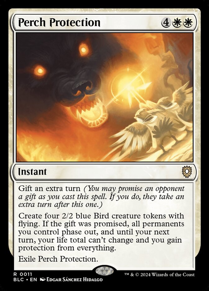 Perch Protection (11) - Bloomburrow Commander (BLC)
