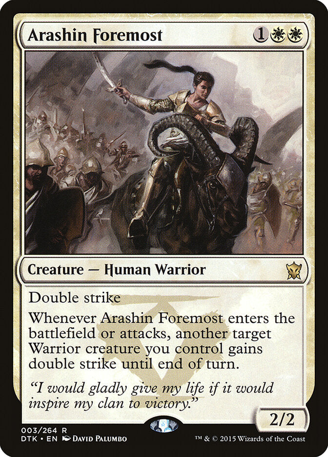 Arashin Foremost (3) - Dragons of Tarkir (DTK)