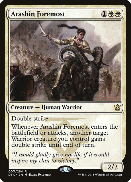 Arashin Foremost (3) - Dragons of Tarkir (DTK)