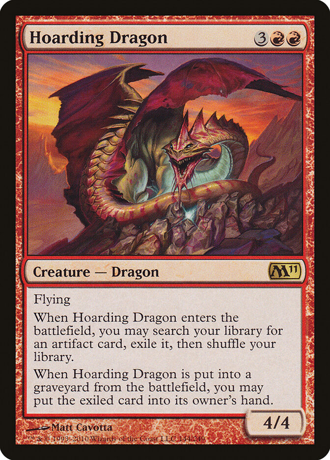 Hoarding Dragon (144) - Magic 2011 (M11)
