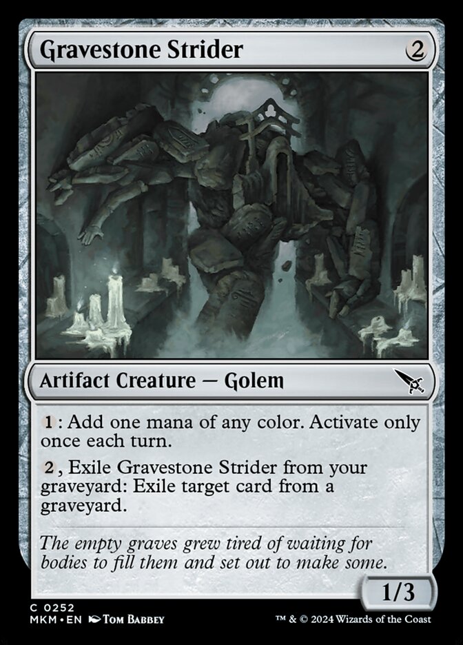 Gravestone Strider (252) - Murders at Karlov Manor (MKM)