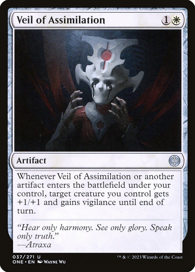 Veil of Assimilation (37) - Phyrexia: All Will Be One (ONE)