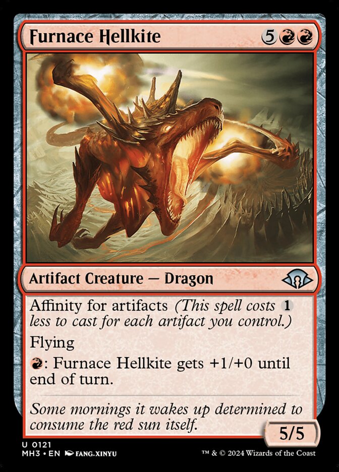 Furnace Hellkite (121) - Modern Horizons 3 (MH3)