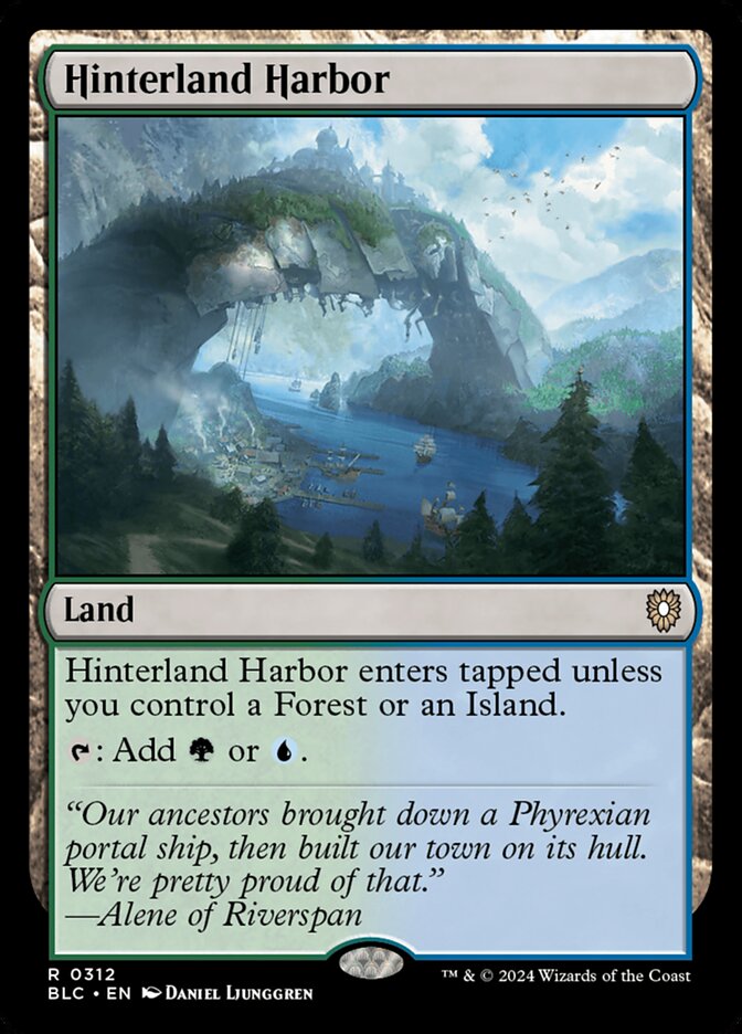 Hinterland Harbor (312) - Bloomburrow Commander (BLC)